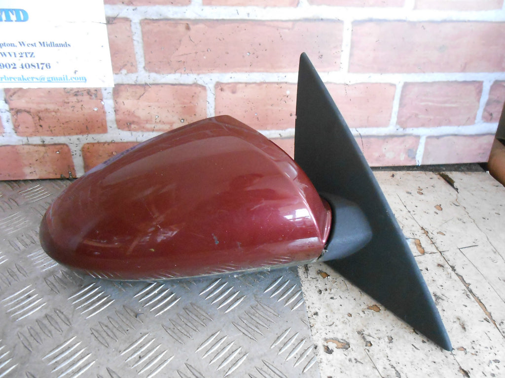 NISSAN PRIMERA P12 2004 OS DRIVER ELECTRIC DOOR WING MIRROR 96301-AU311 BURGUNDY