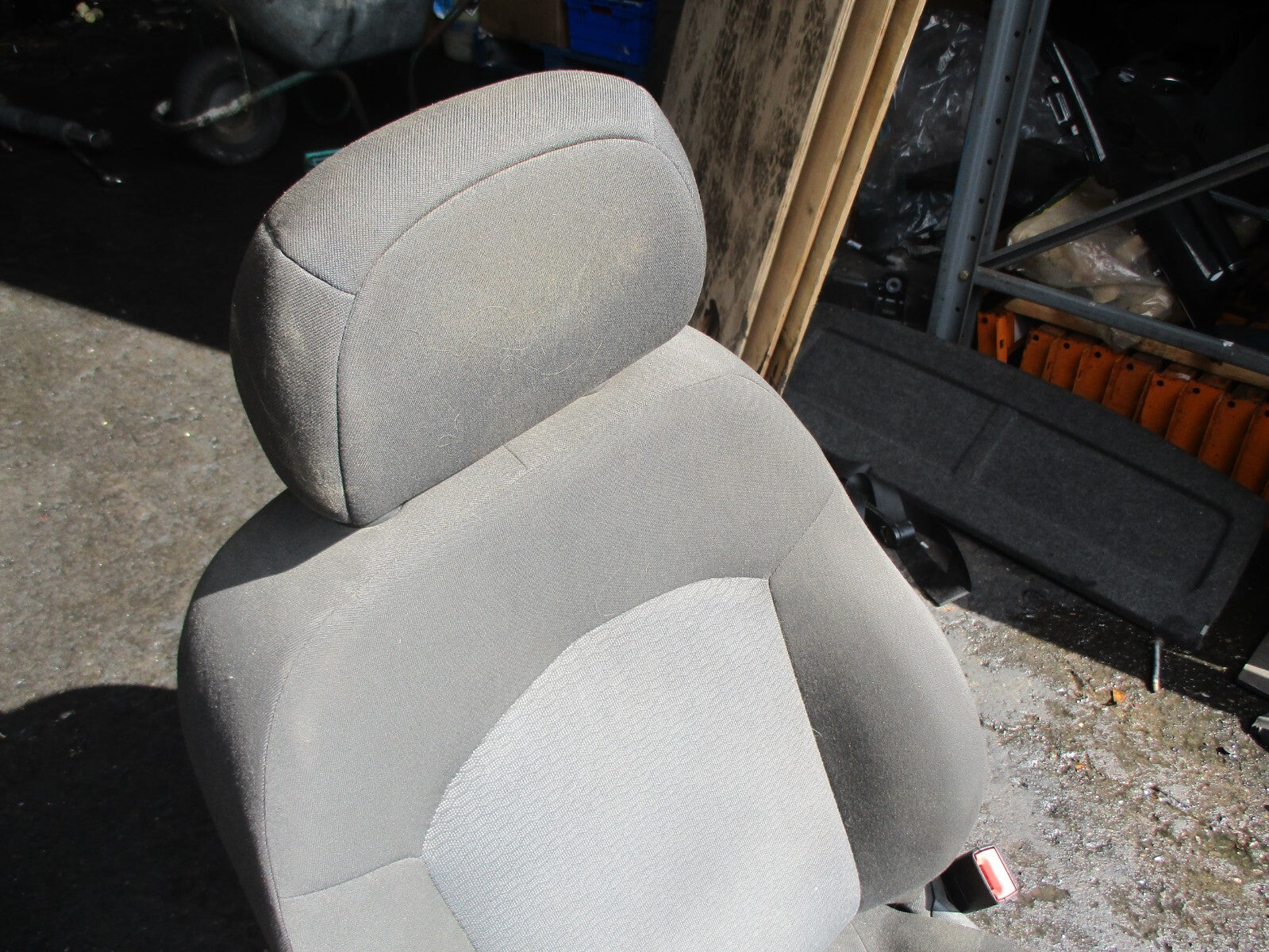 VAUXHALL CORSA E 2017 OS DRIVER SIDE FRONT COMPLETE SEAT FABRIC