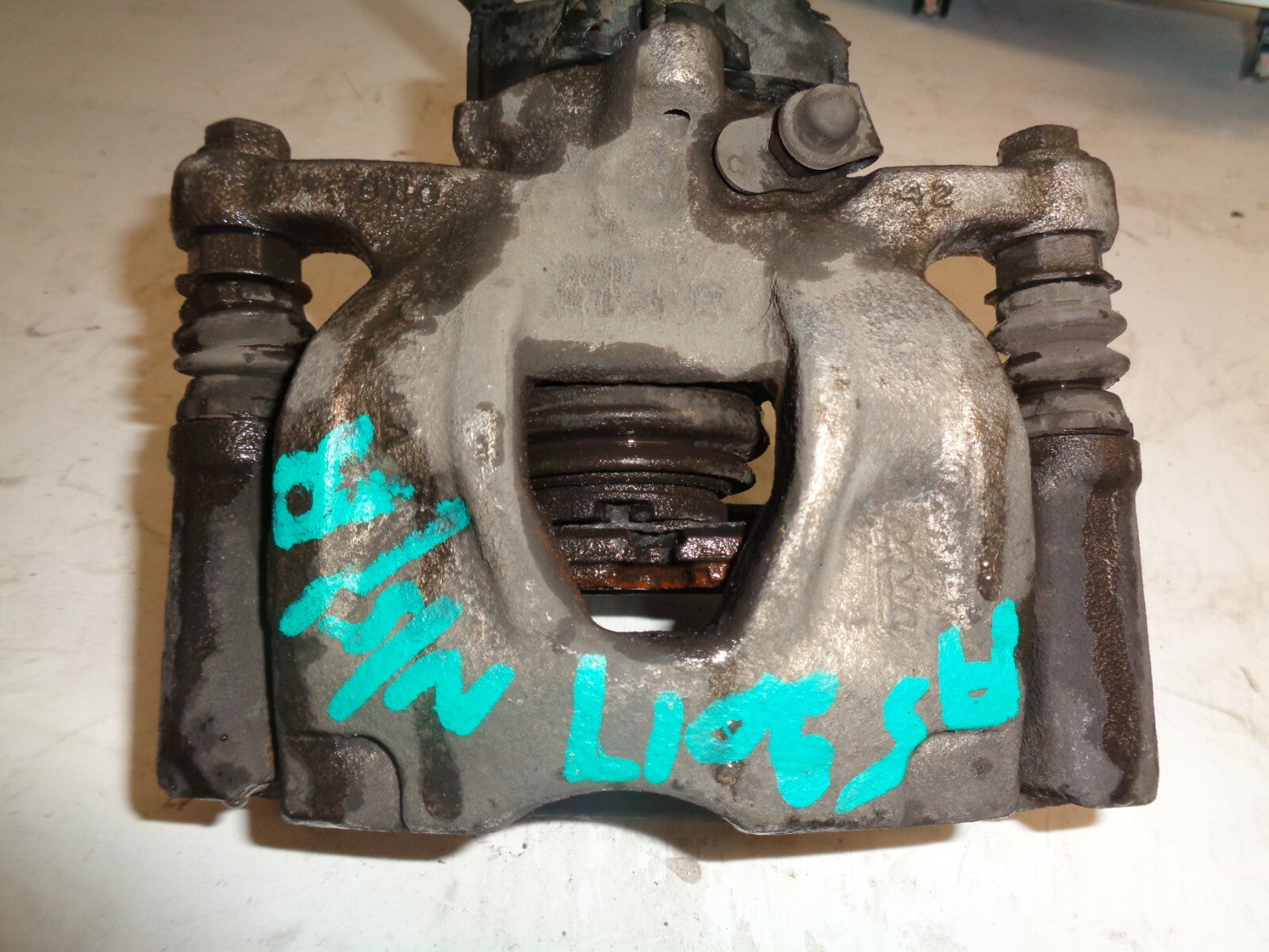AUDI A5 2017 MK2 8W6  2.0 DIESEL NSR PASSENGER SIDE REAR BRAKE CALIPER