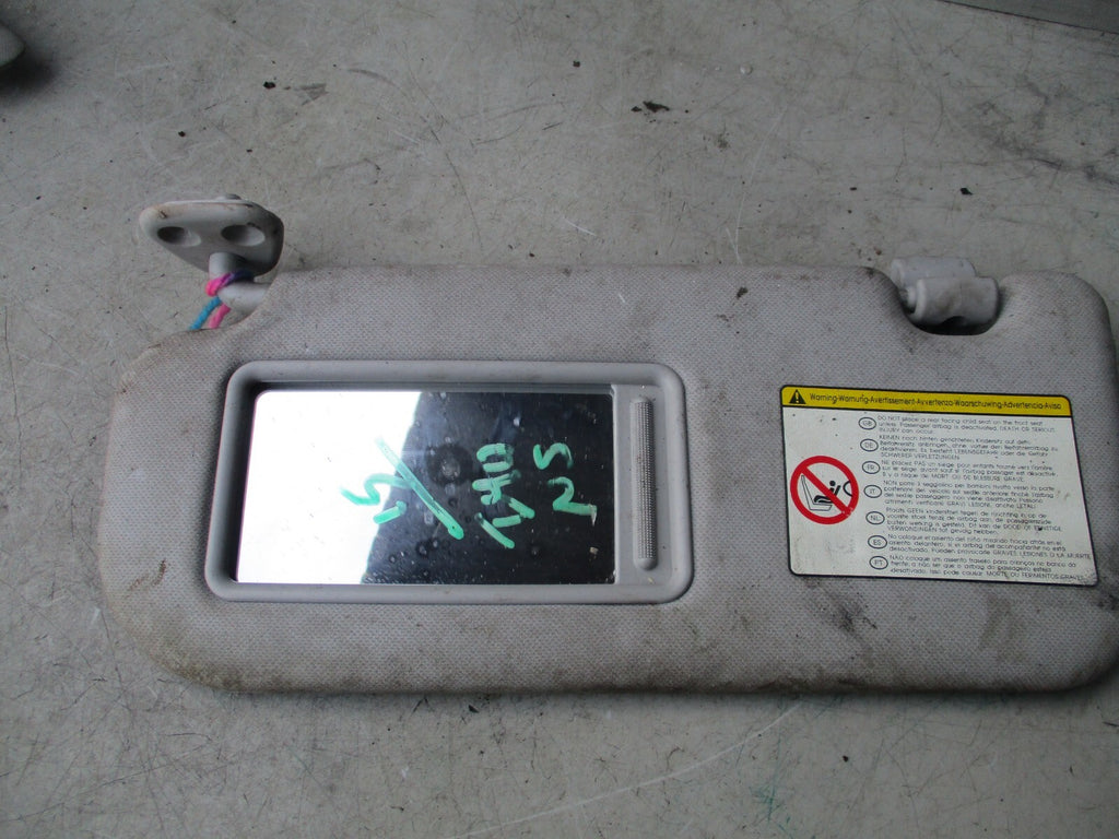 HYUNDAI I40 2014 NS PASSENGER SIDE FRONT INTERIOR SUN VISOR