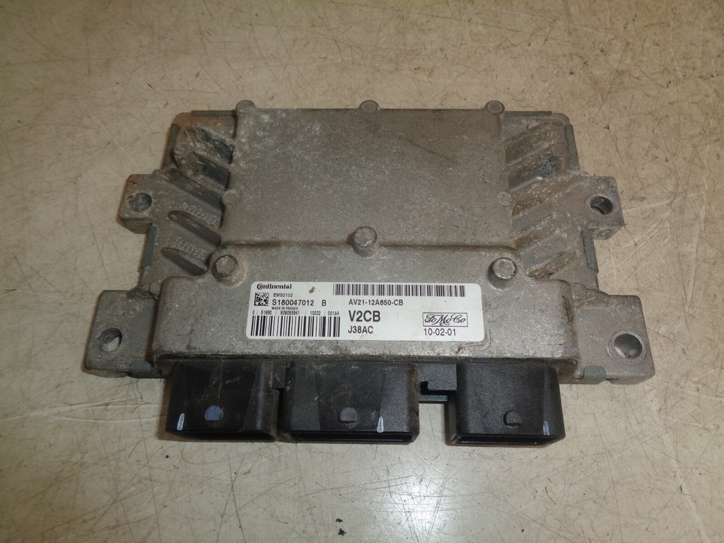 FORD FIESTA MK7 2011 1.25 PETROL ECU ENGINE CONTROL MODULE AV2112A650CB