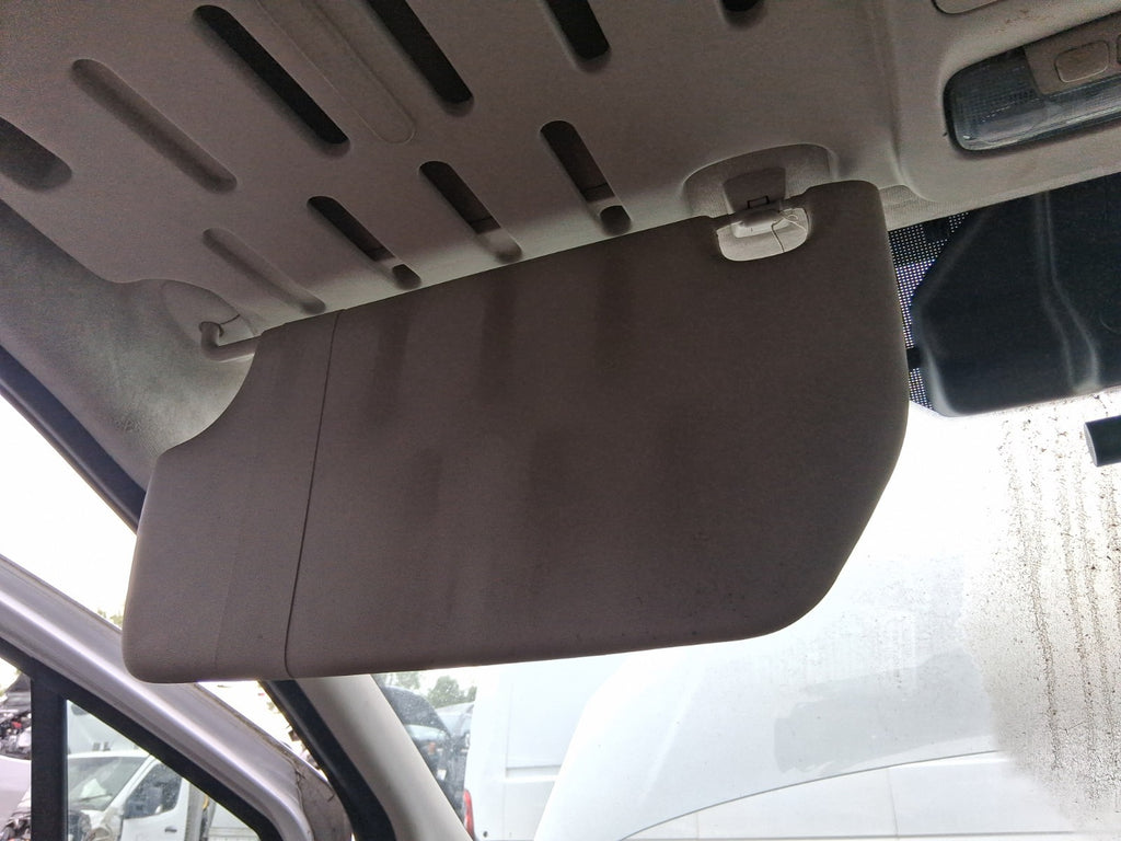 FORD TRANSIT COURIER 2015 NSF PASSENGER SIDE FRONT SUN VISOR CREAM