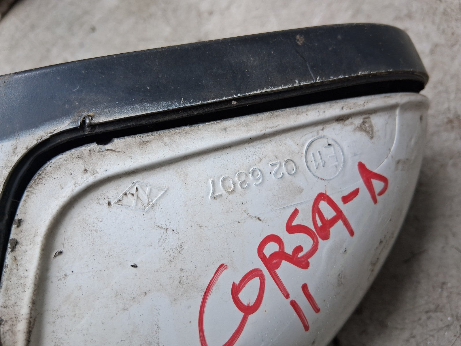 VAUXHALL CORSA D 2011 OSF DRIVER SIDE FRONT RIGHT WING MIRROR 468435664