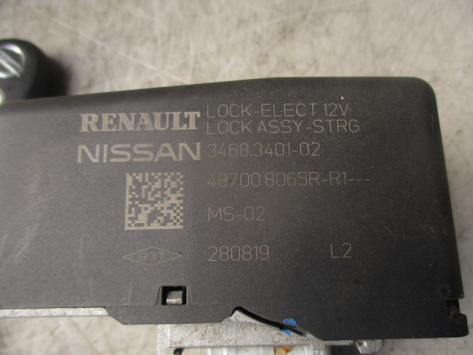 2019 NISSAN MICRA K14 MK5 IGNITION LOCK & REMOTE KEYS 487008065R