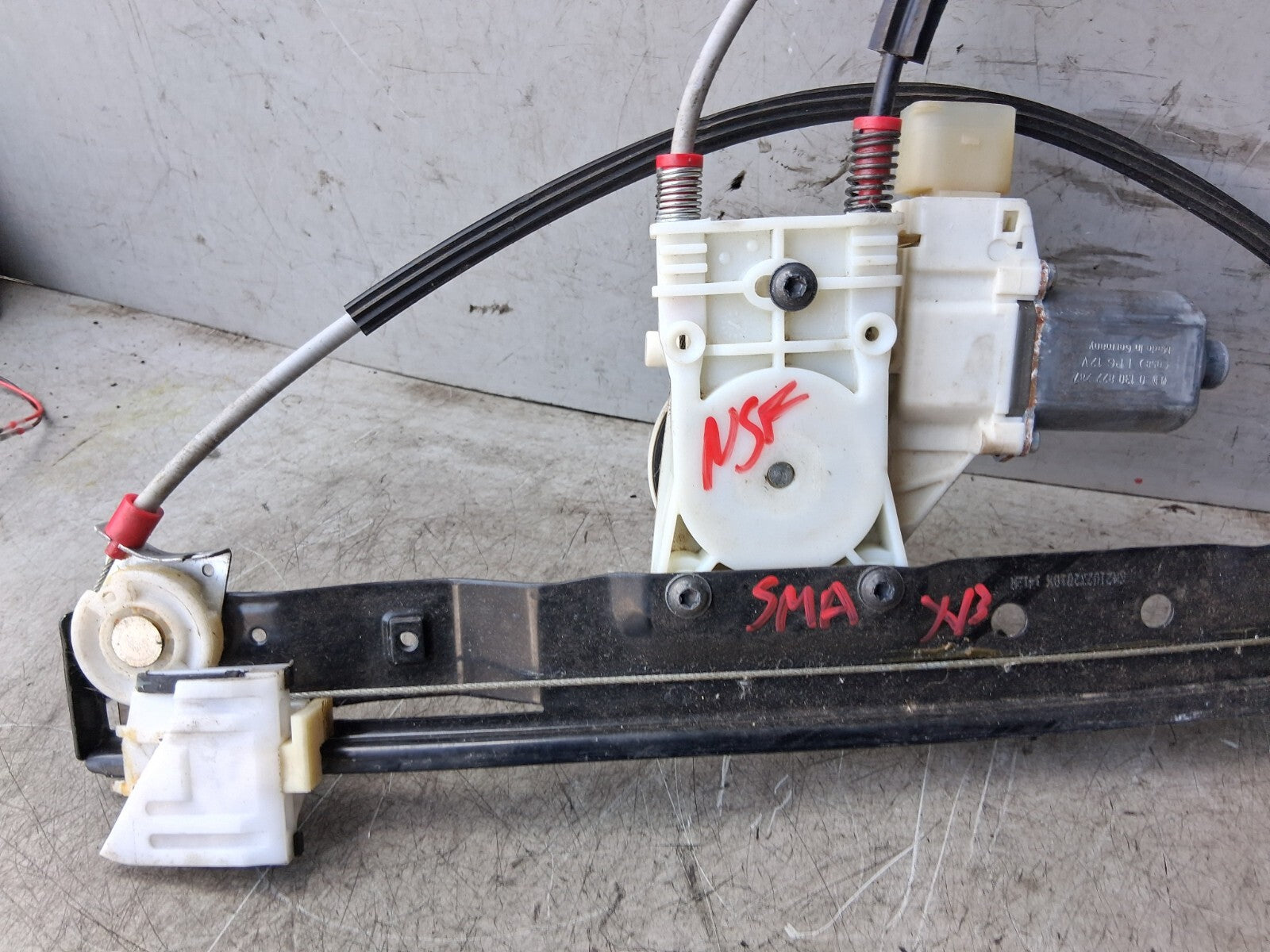 2013 FORD S MAX MK1 NSF PASSENGER SIDE FRONT WINDOW MOTOR & REGULATOR 0130822620