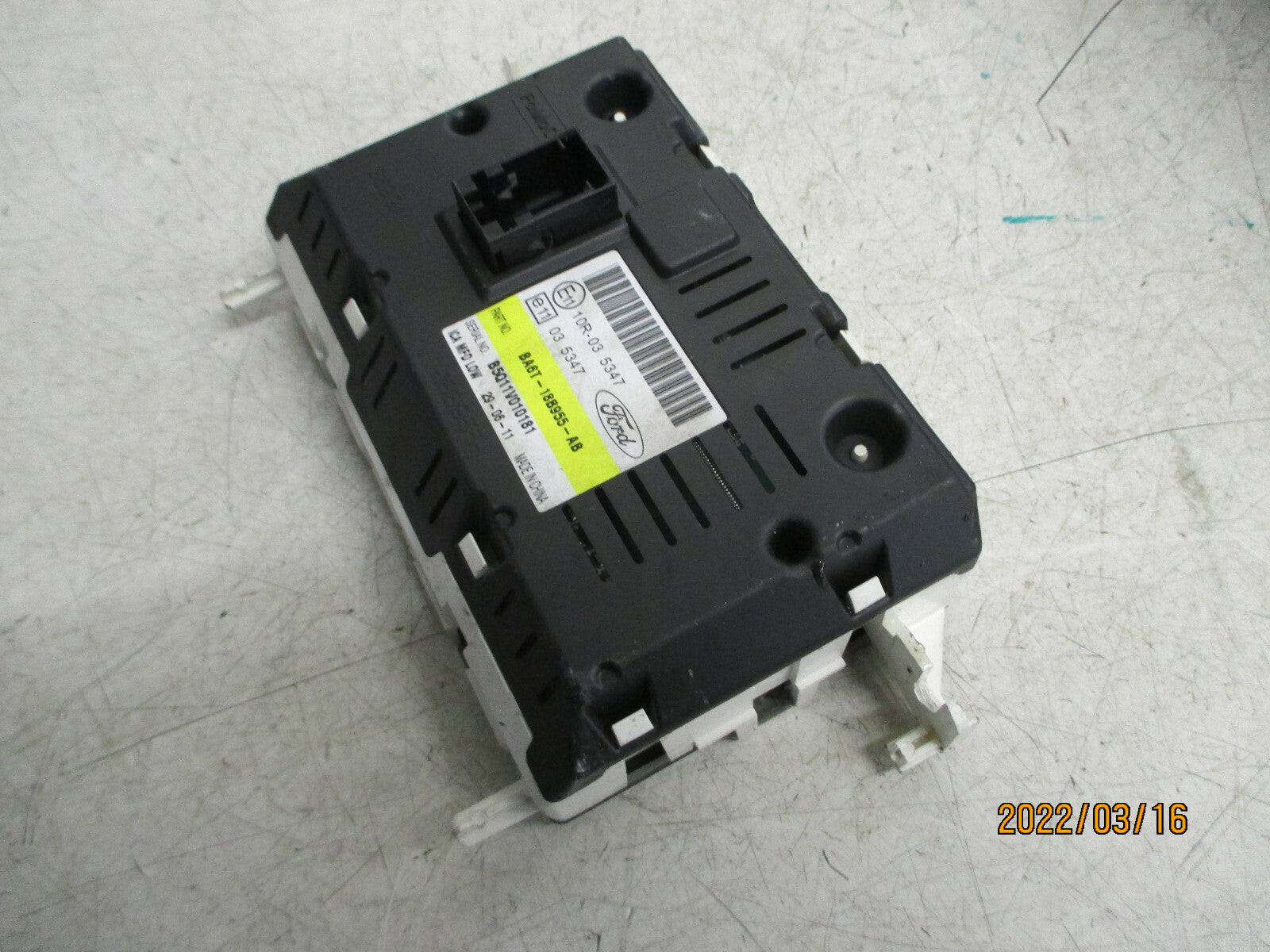 FORD FIESTA MK7 2011 DISPLAY SCREEN CLOCK INFORMATION PANEL BA6T18B955AB