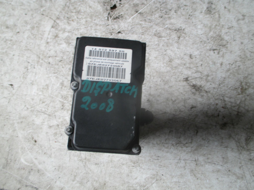 CITROEN DISPATCH 2008 MK2 ABS BRAKING PUMP 1401259780