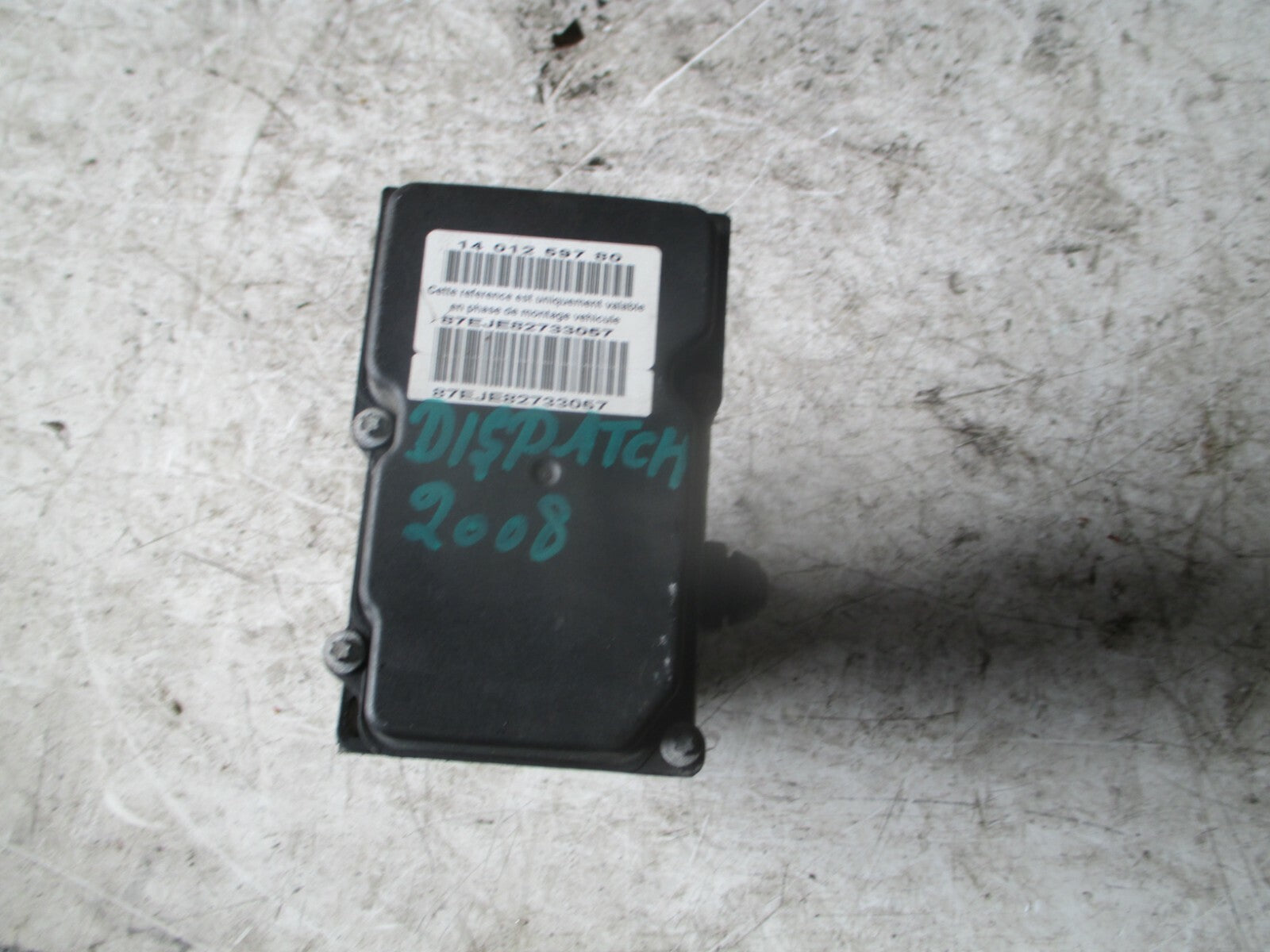 CITROEN DISPATCH 2008 MK2 ABS BRAKING PUMP 1401259780