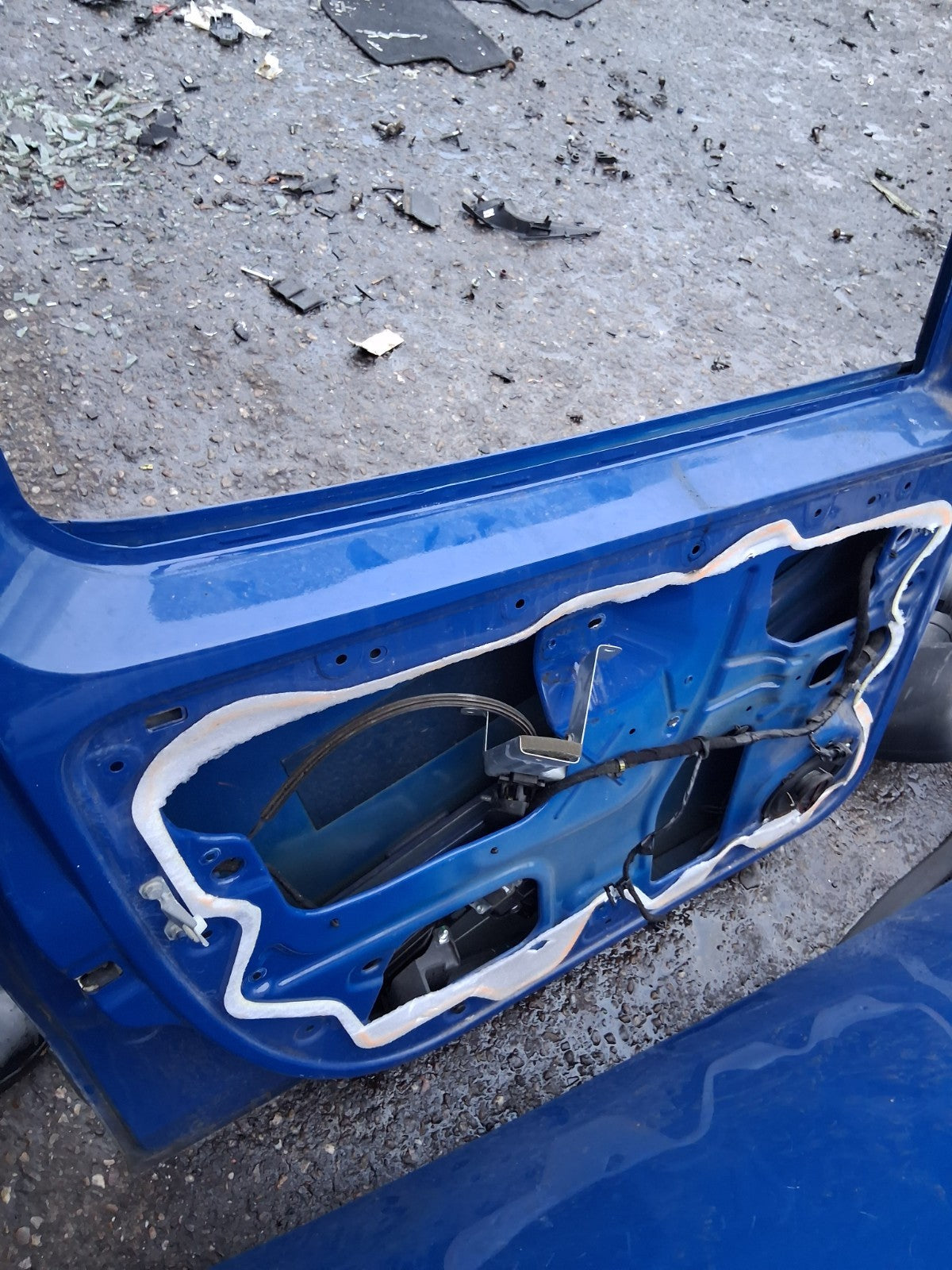 2016 FIAT FIORINO NSF PASSENGER SIDE FRONT LEFT BARE DOOR BLUE