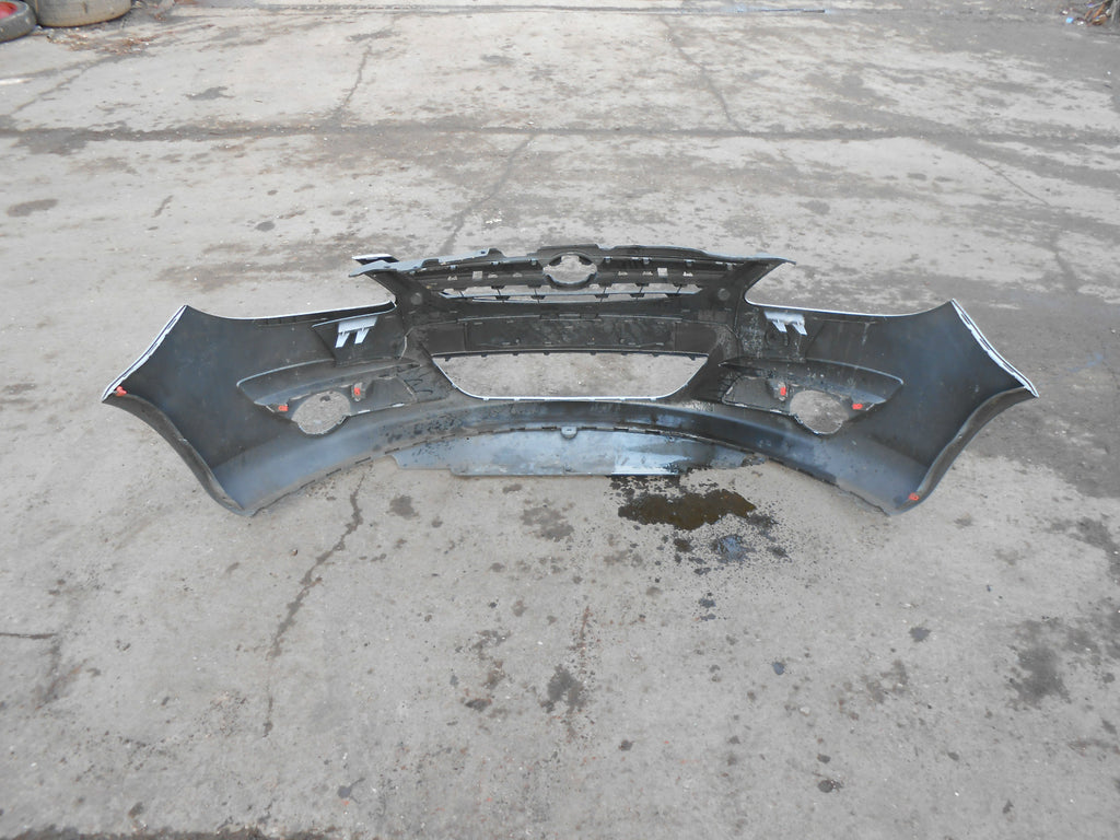 VAUXHALL CORSA D 2007 3 DOOR FRONT BUMPER Z157 STAR SILVER SPARES OR REPAIRS