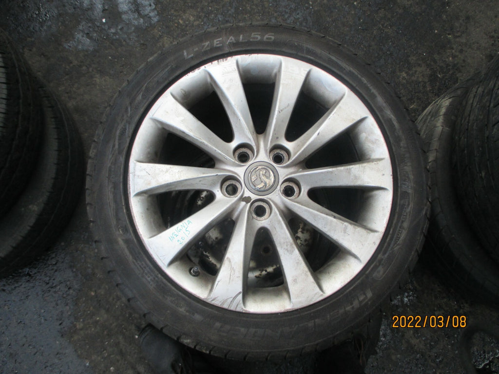 VAUXHALL INSIGNIA MK1 2015 10 SPOKE ALLOY WHEEL & TYRE 245/45R18 GRENLANDER ZEAL