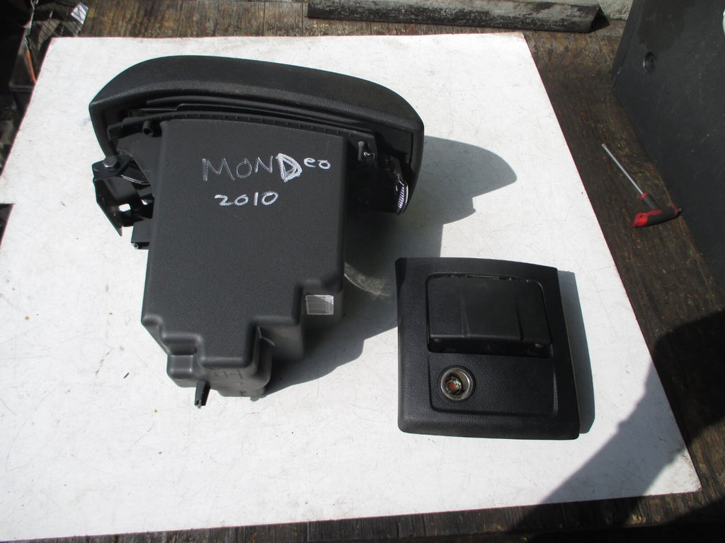 FORD MONDEO 2010 LEATHER ARM REST ASH TRAY 12V FOR CENTRE CONSOLE CUBBY STORAGE