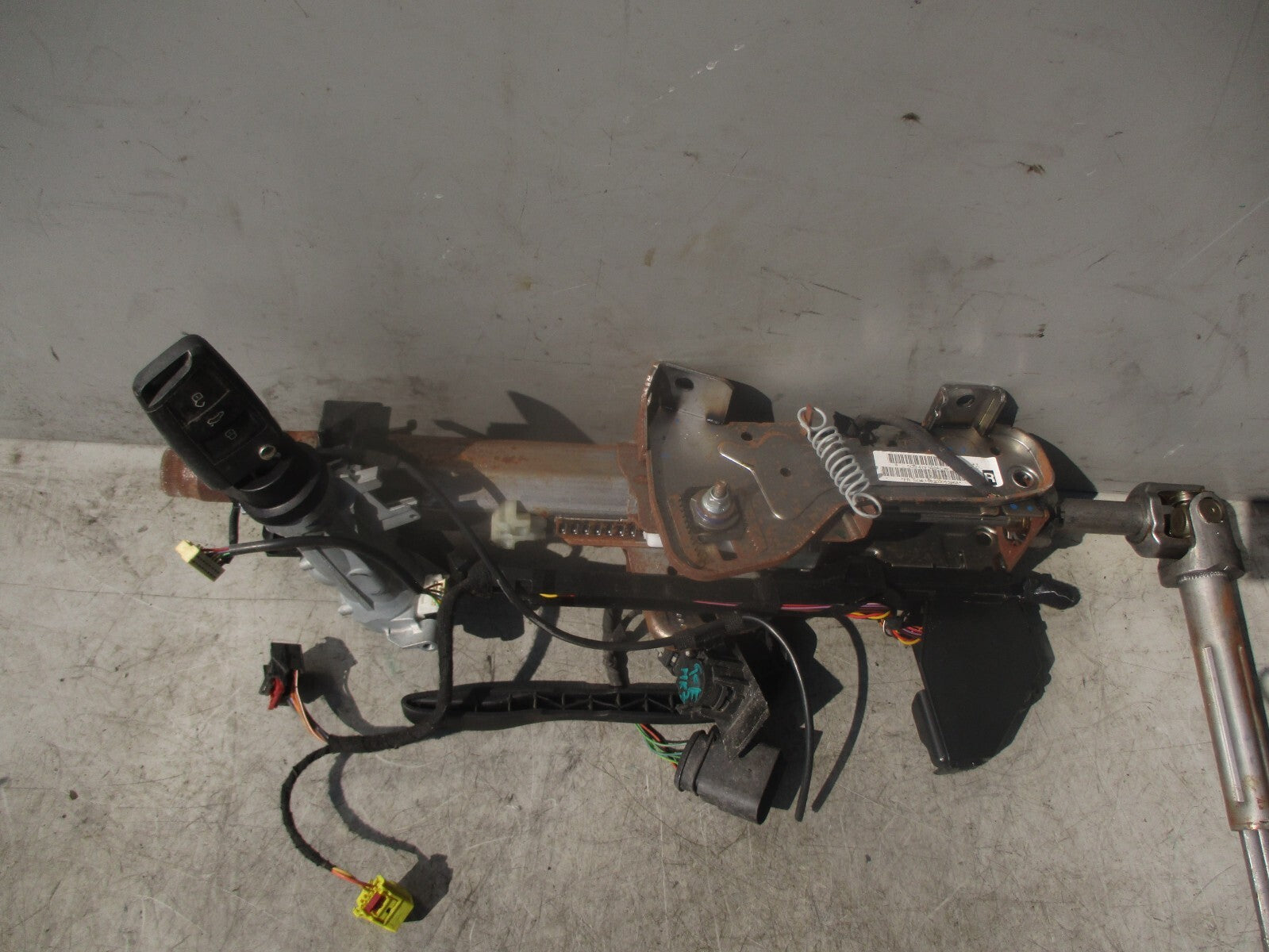 2015 VOLKSWAGEN GOLF MK7 1.4 PETROL STEERING COLUMN BARREL & KEY EP0916564B1