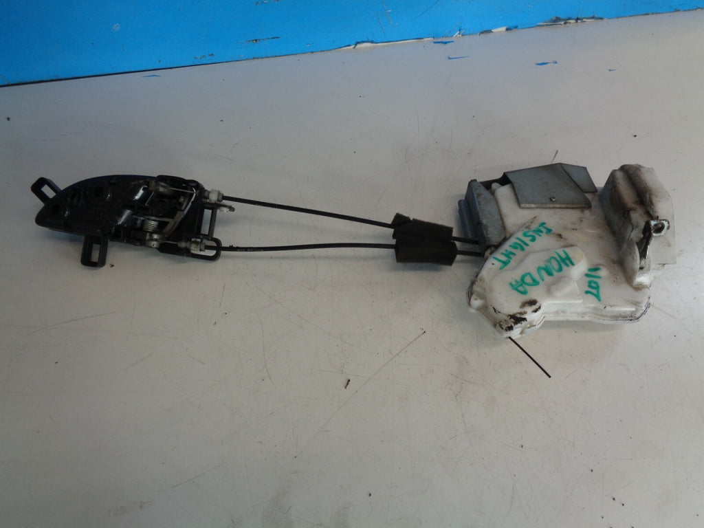 HONDA INSIGHT MK2 2011 NSR PASSENGER REAR LOCK MECHANISM WITH INTERIOR HANDLE