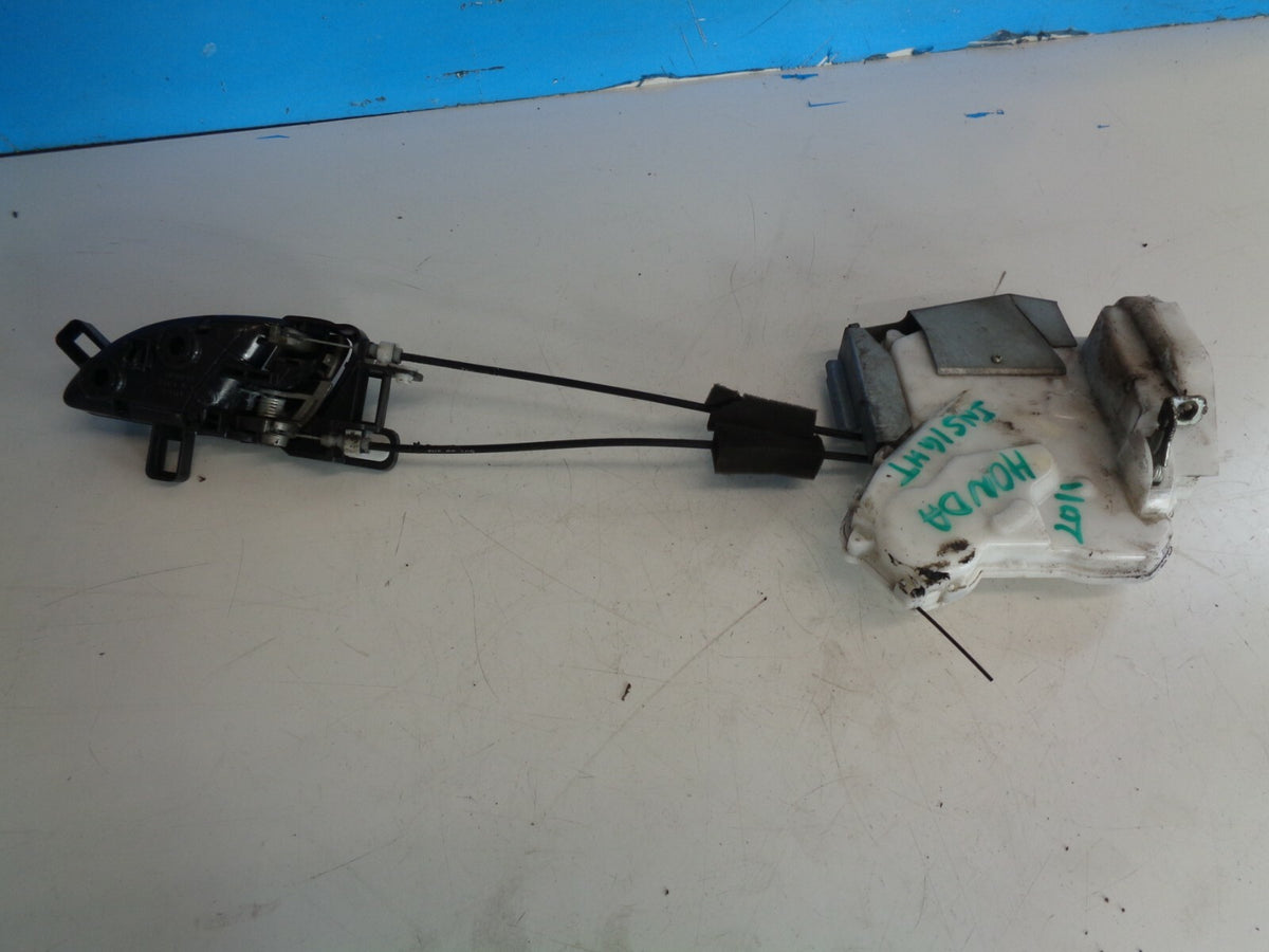 HONDA INSIGHT MK2 2011 NSR PASSENGER REAR LOCK MECHANISM WITH INTERIOR HANDLE