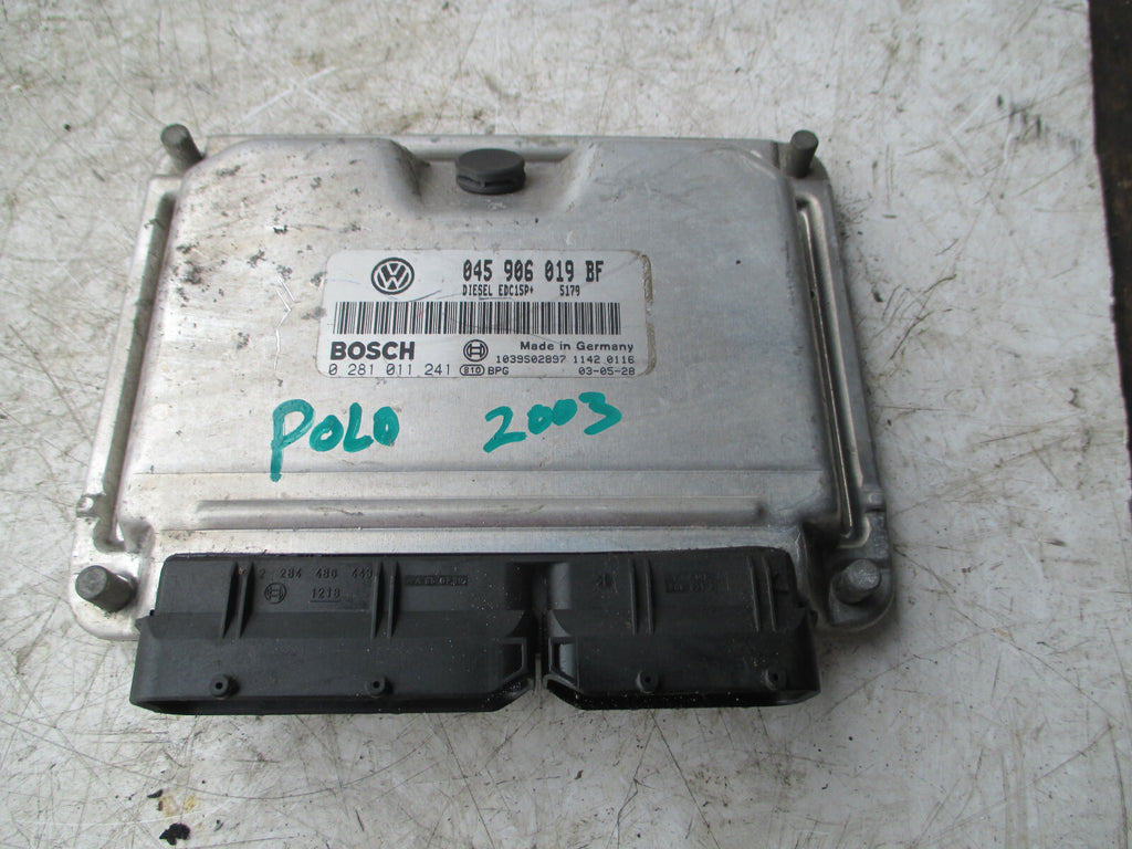 VW VOLKSWAGEN POLO 2003 1.4 DIESEL ECU ENGINE CONTROL MODULE UNIT 045906019BF