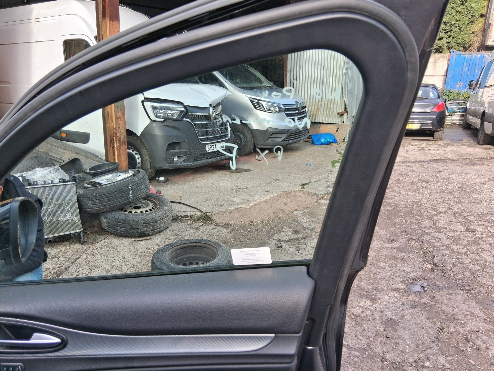 2022 ALFA ROMEO STELVIO 949 4Q OSF DRIVER SIDE FRONT RIGHT WINDOW GLASS