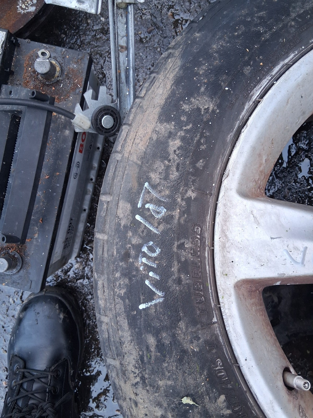 2007 MERCEDES BENZ VITO W639 16 INCH ALLOY WHEEL WITH TYRE 205/65R16