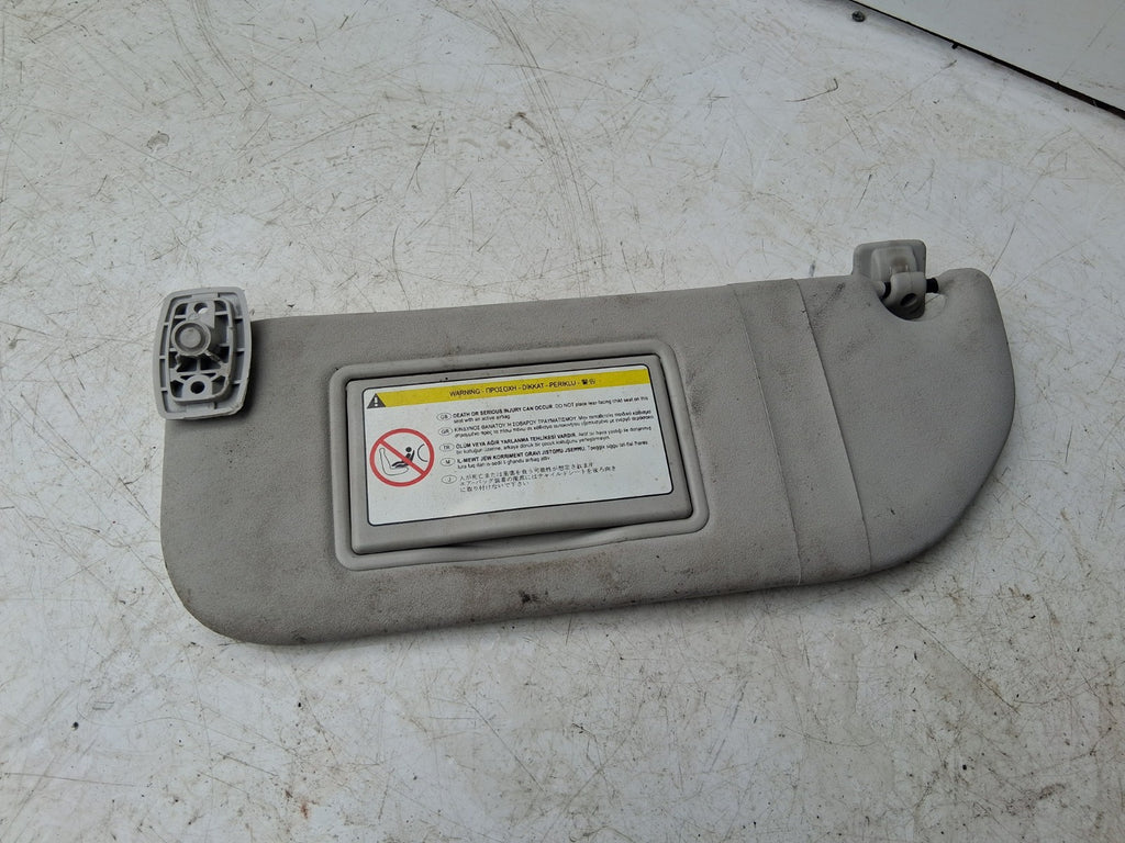 2008 CITROEN C1 MK1 NSF PASSENGER SIDE FRONT INTERIOR SUN VISOR SHADE