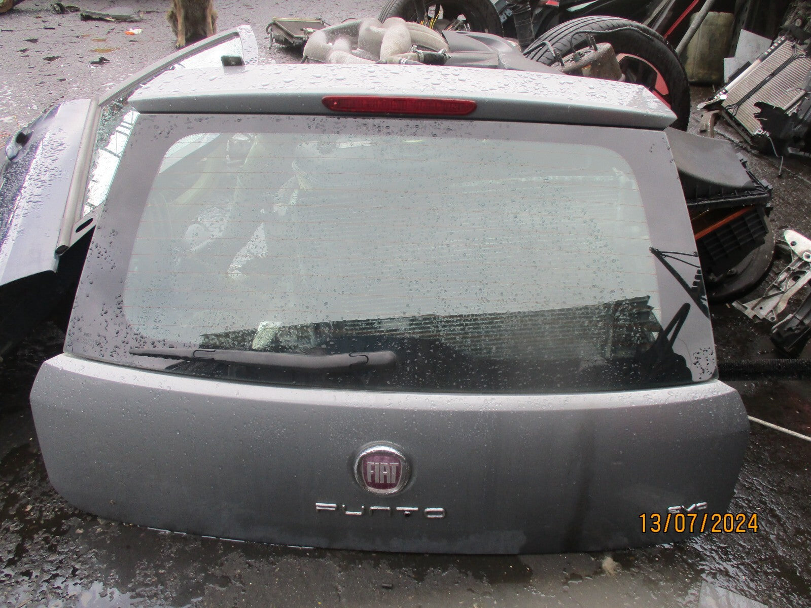 2010 FIAT GRANDE PUNTO EVO 5 DOOR HATCHBACK REAR BOOTLID TAILGATE GREY