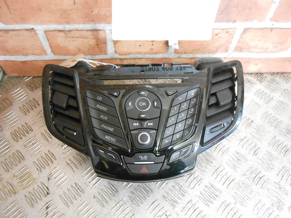 FORD FIESTA MK8 2015 IN CAR STEREO COLOR SCREEN HEAD UNIT & CONTROL PANEL BLACK