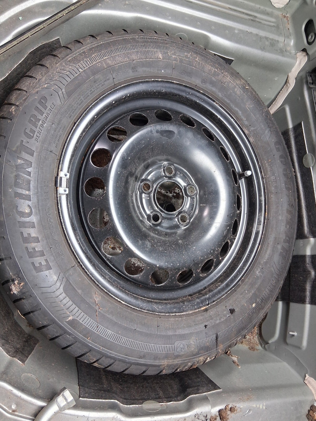 VW VOLKSWAGEN POLO 2018 MK6 15 INCH SPACE SAVER SPARE WHEEL WITH TYRE 185/65R15