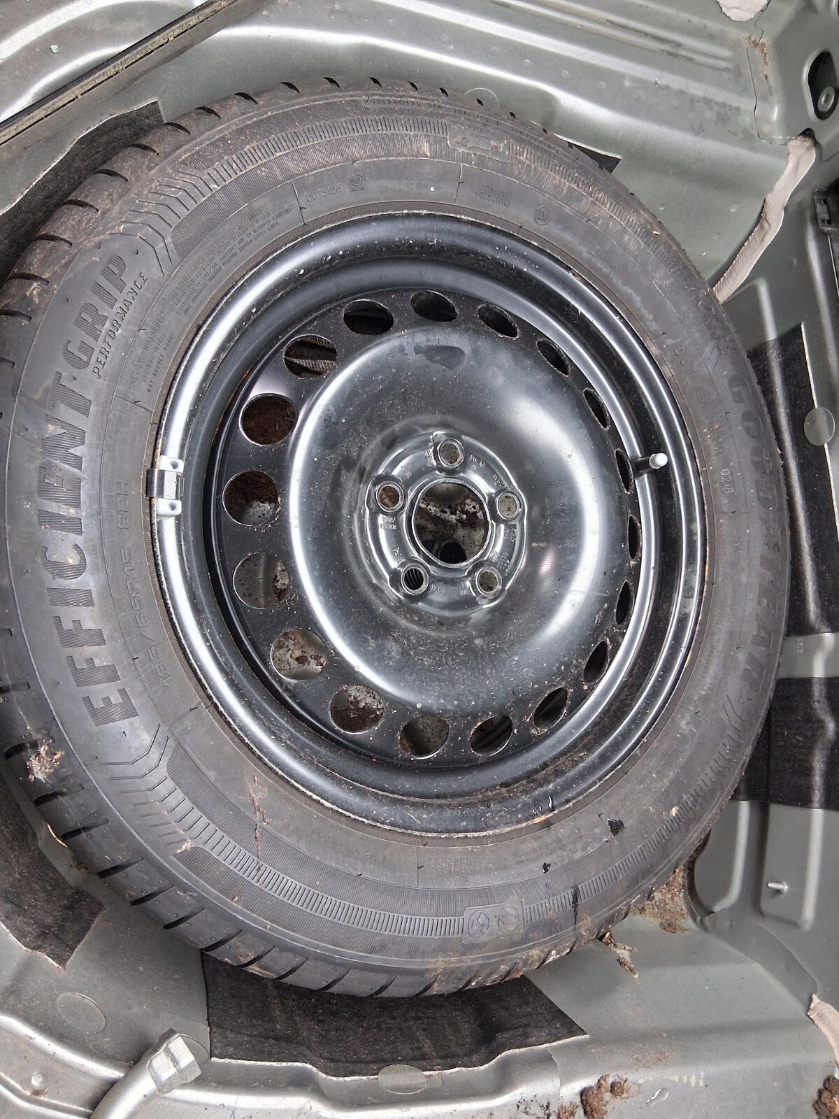 VW VOLKSWAGEN POLO 2018 MK6 15 INCH SPACE SAVER SPARE WHEEL WITH TYRE 185/65R15