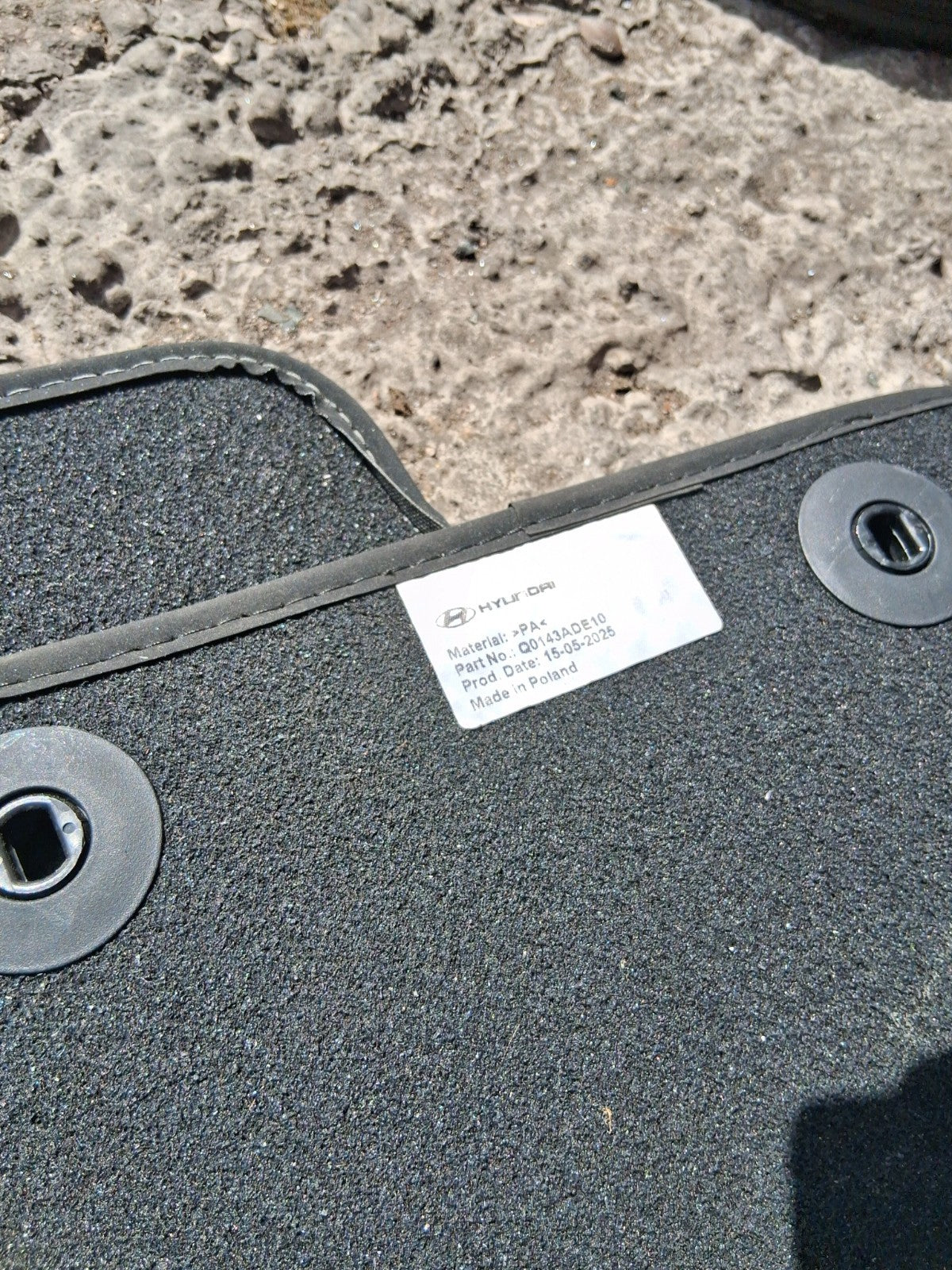 2026 HYUNDAI I20 MK3 FRONT AND REAR SET OF FLOOR MATS