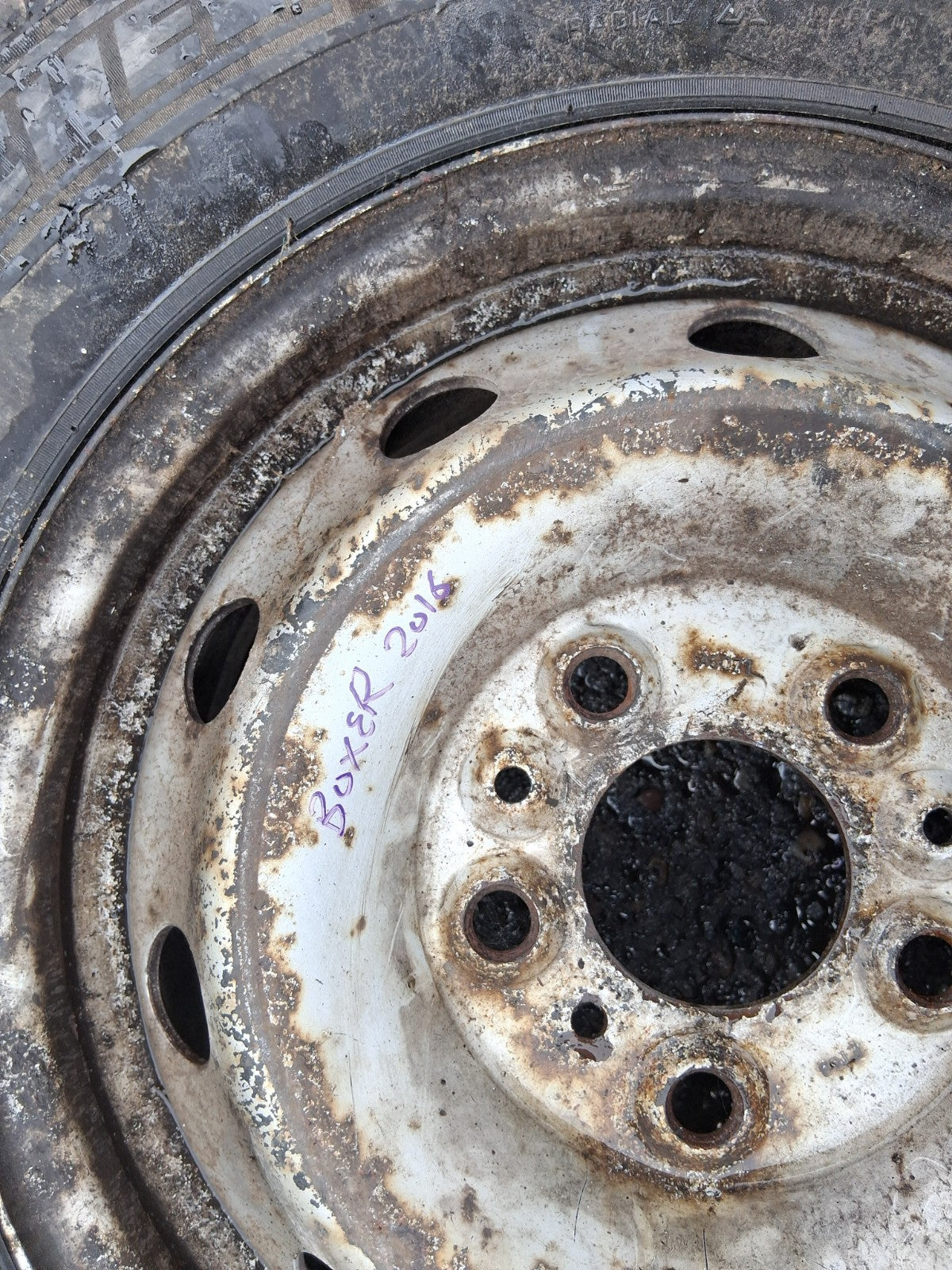 2016 PEUGEOT BOXER MK3 15 INCH STEEL WHEEL WITH TYRE 215/70R15