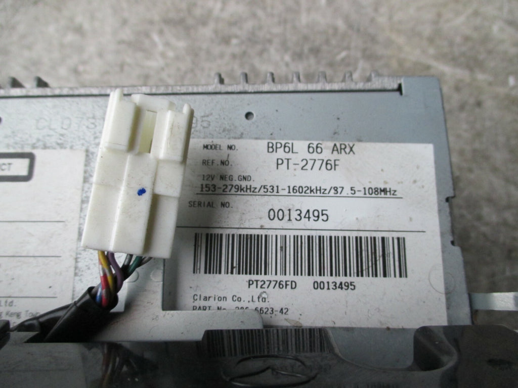 MAZDA 3 2007 MK1 RADIO STEREO CD PLAYER HEADER UNIT BP6L66ARX
