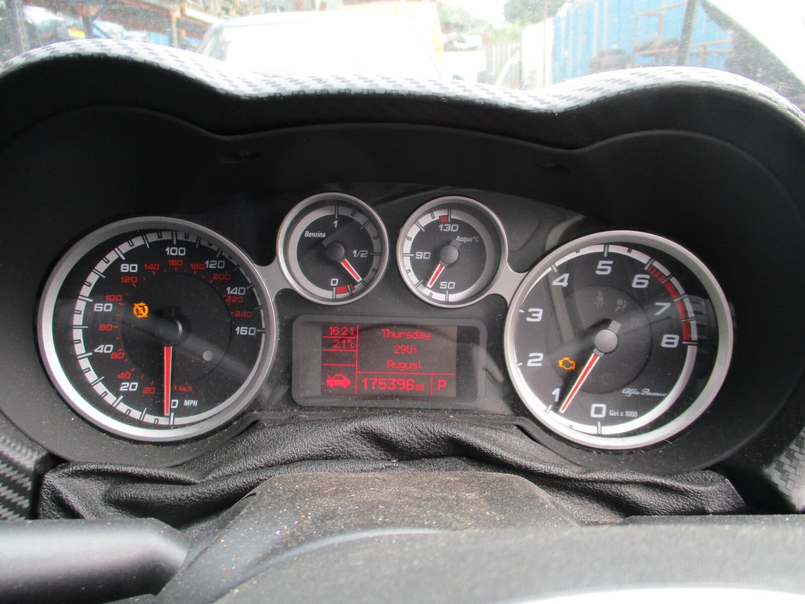 2015 ALFA ROMEO MITO 1.4 PETROL TURBO SPEEDO SPEEDOMETER INSTRUMENT CLUSTER
