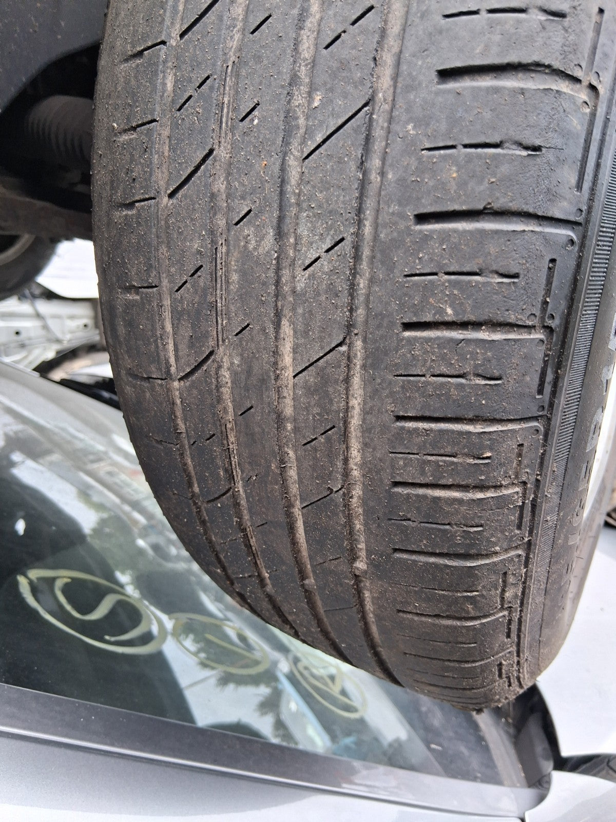 2007 VW VOLKSWAGEN GOLF MK5 15 INCH ALLOY WHEEL WITH TRYE 195/65R15