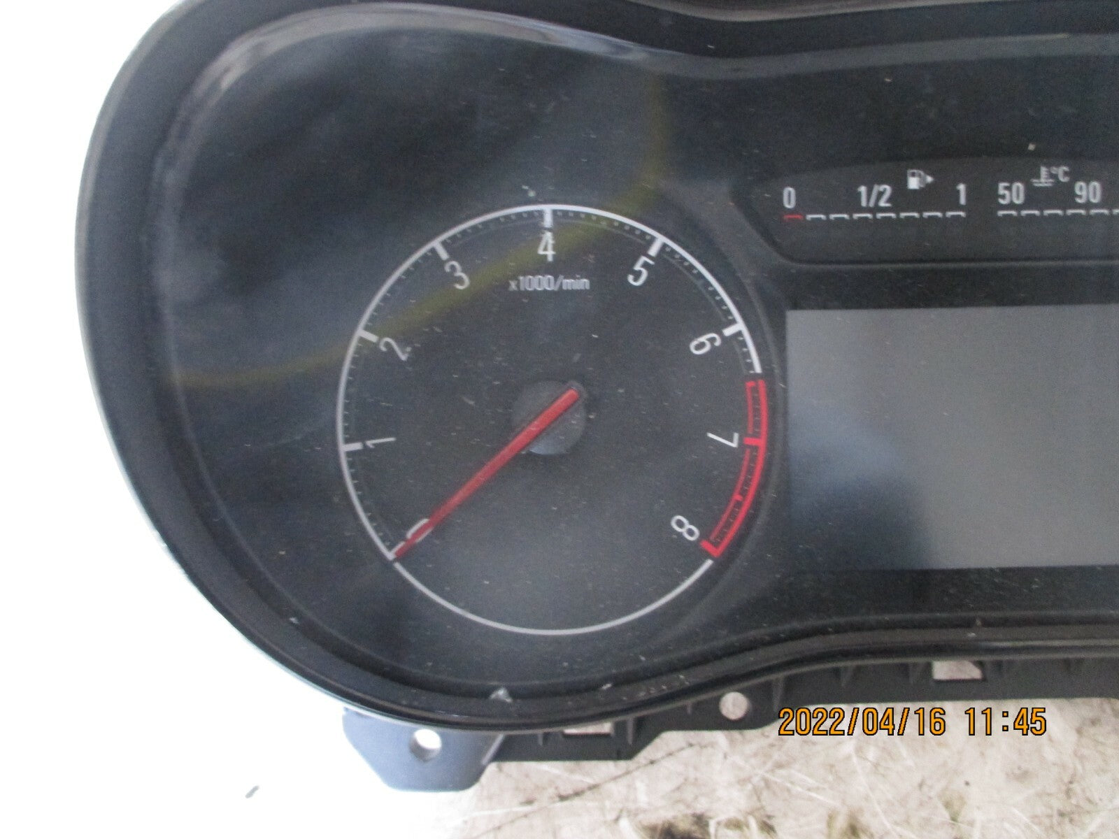 VAUXHALL CORSA E 2018 SPEEDOMETER INSTRUMENT CLUSTER 39056370