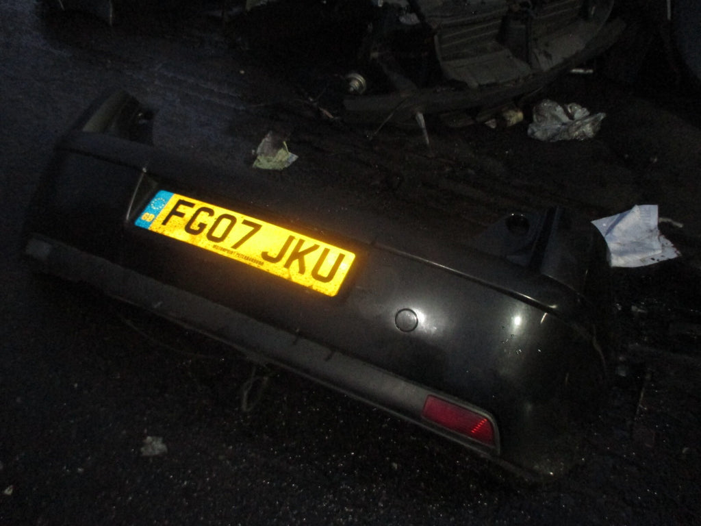 CITROEN C4 2007 REAR COMPLETE BUMPER BLACK