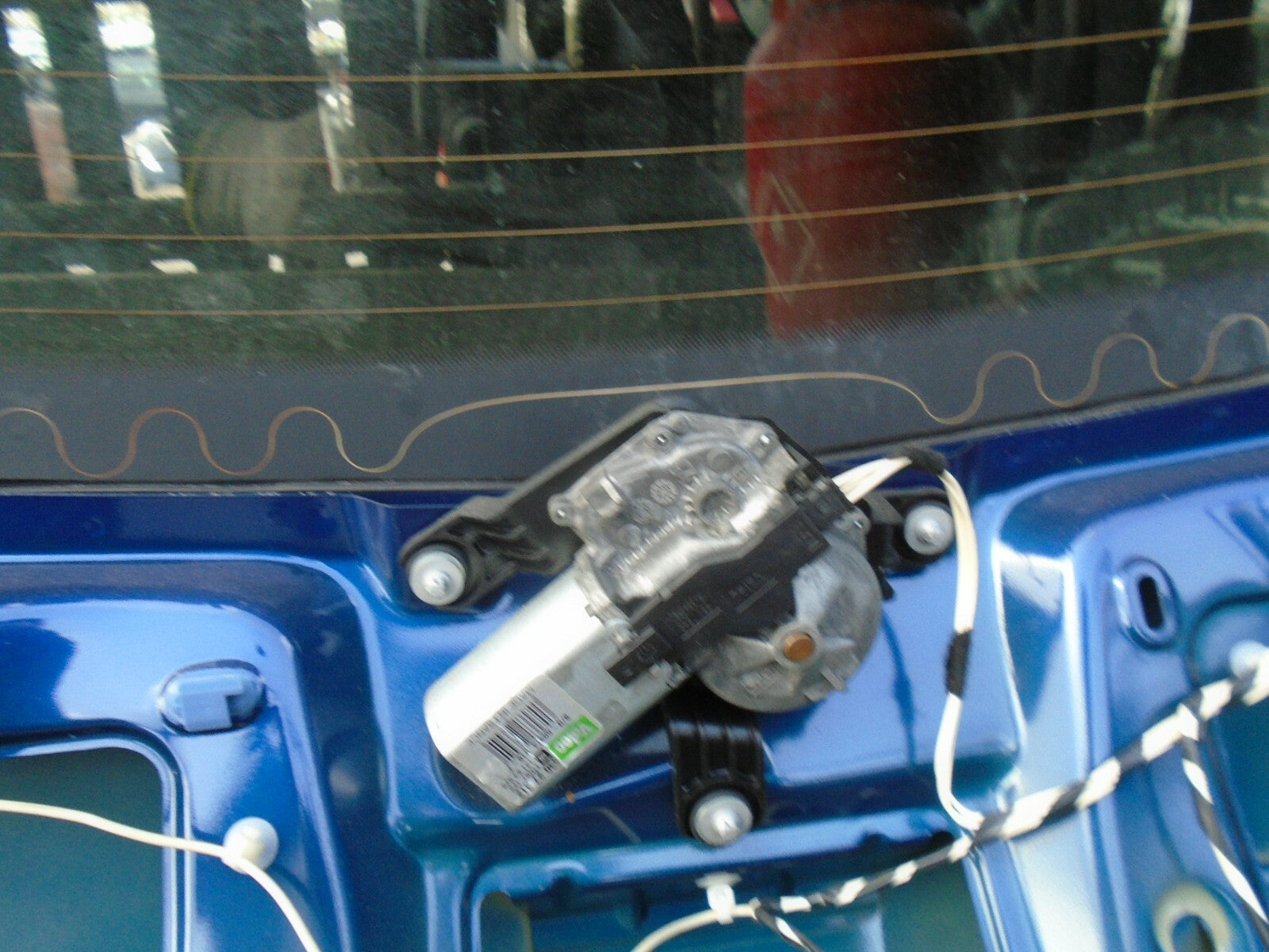 VAUXHALL CORSA D 2008 REAR COMPLETE TAILGATE BLUE