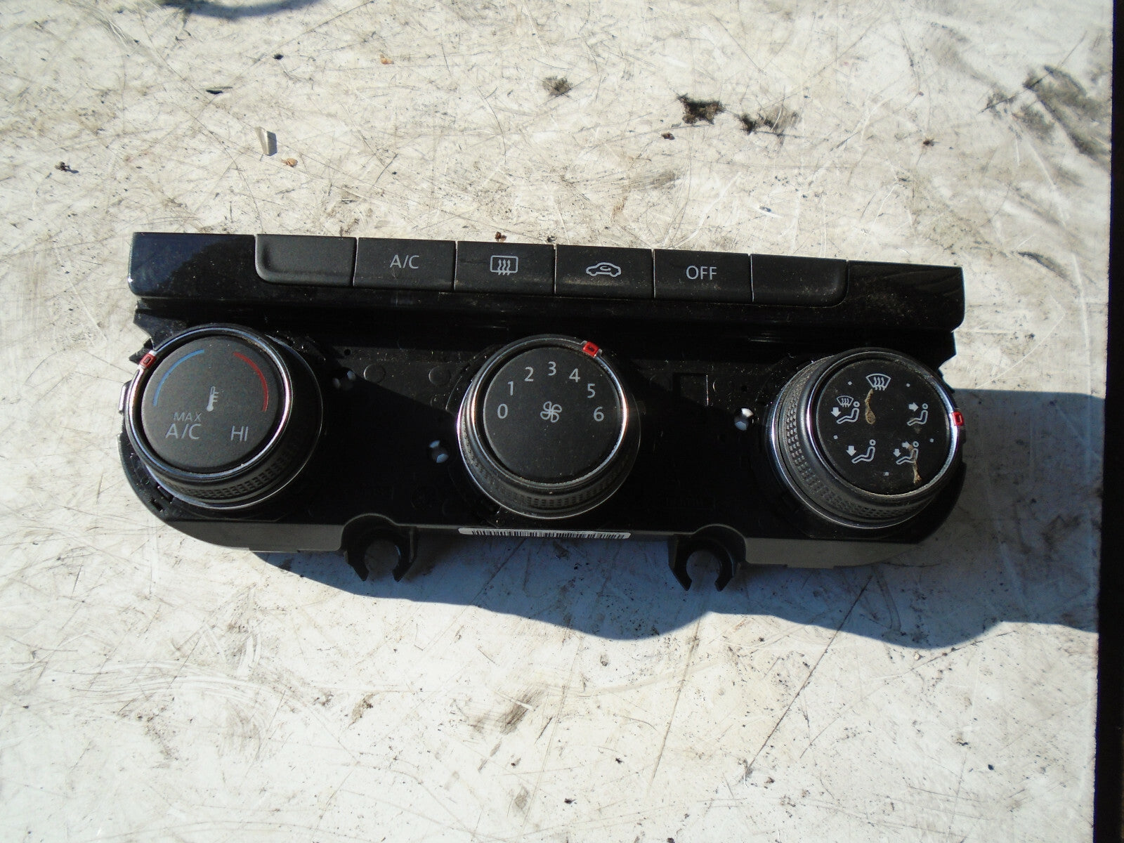 VW VOLKSWAGEN 2017 B8 PASSAT HEATER AC CLIMATE CONTROL SWITCH PANEL 5G0907426AQ