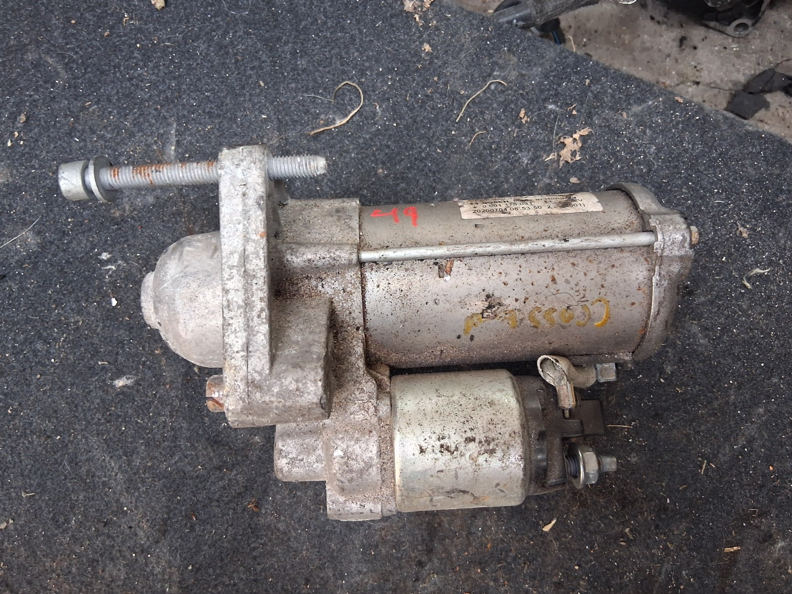 VAUXHALL CROSSLAND X 2020 1.2 PETROL STARTER MOTOR 9830507480