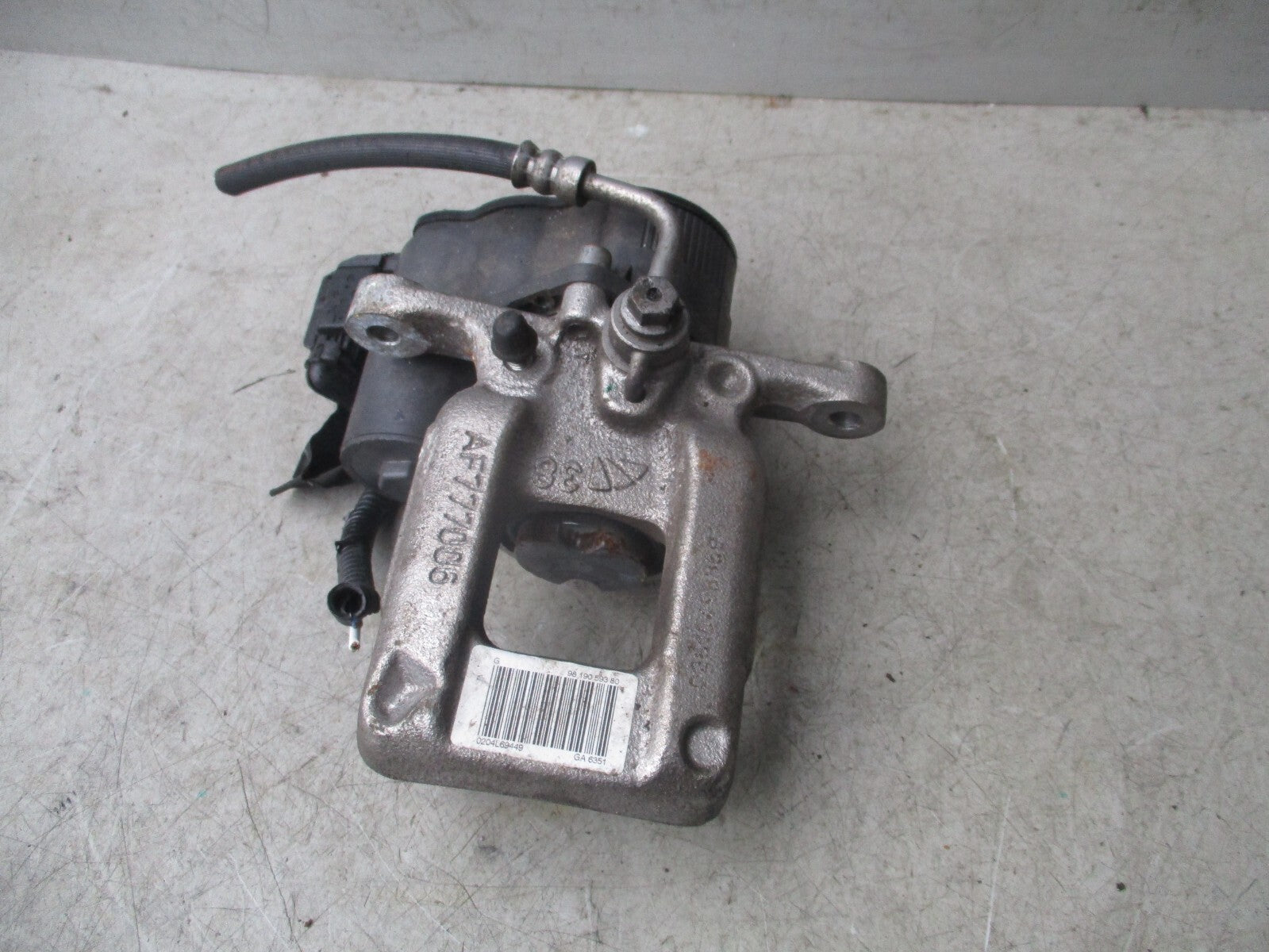 2023 VAUXHALL GRANDLAND NSR PASSENGER SIDE REAR BRAKE CALIPER 9819059380
