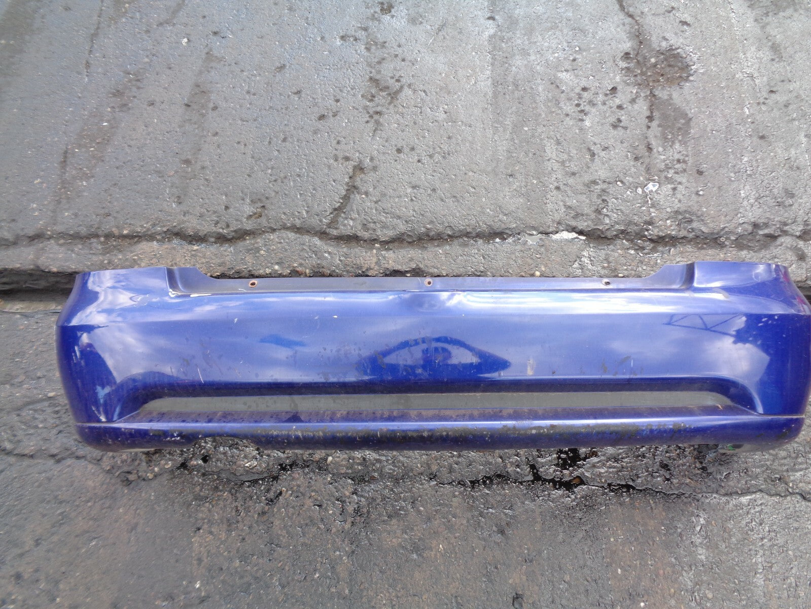 VAUXHALL ASTRA G MK4 COUPE 2003 REAR BACK BUMPER LOWER GRILL METALLIC BLUE