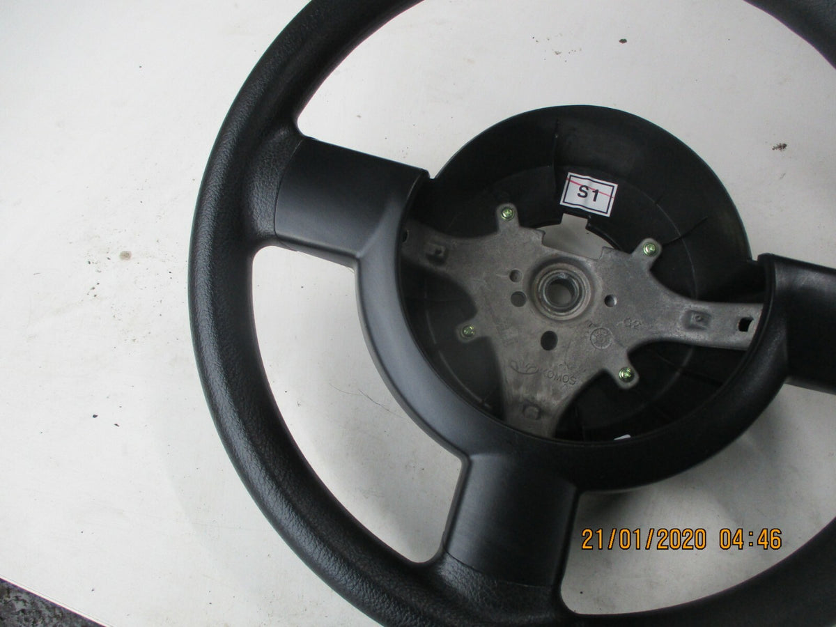 CHEVROLET MATIZ MK2 2009 3 SPOKE STEERING WHEEL ASSEMBLY FM9LABH9H