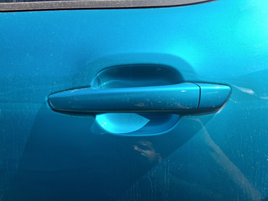 2023 CITREOEN C3 MK3 NSR PASSENGER SIDE REAR DOOR HANDLE SPRING BLUE MET EWJ