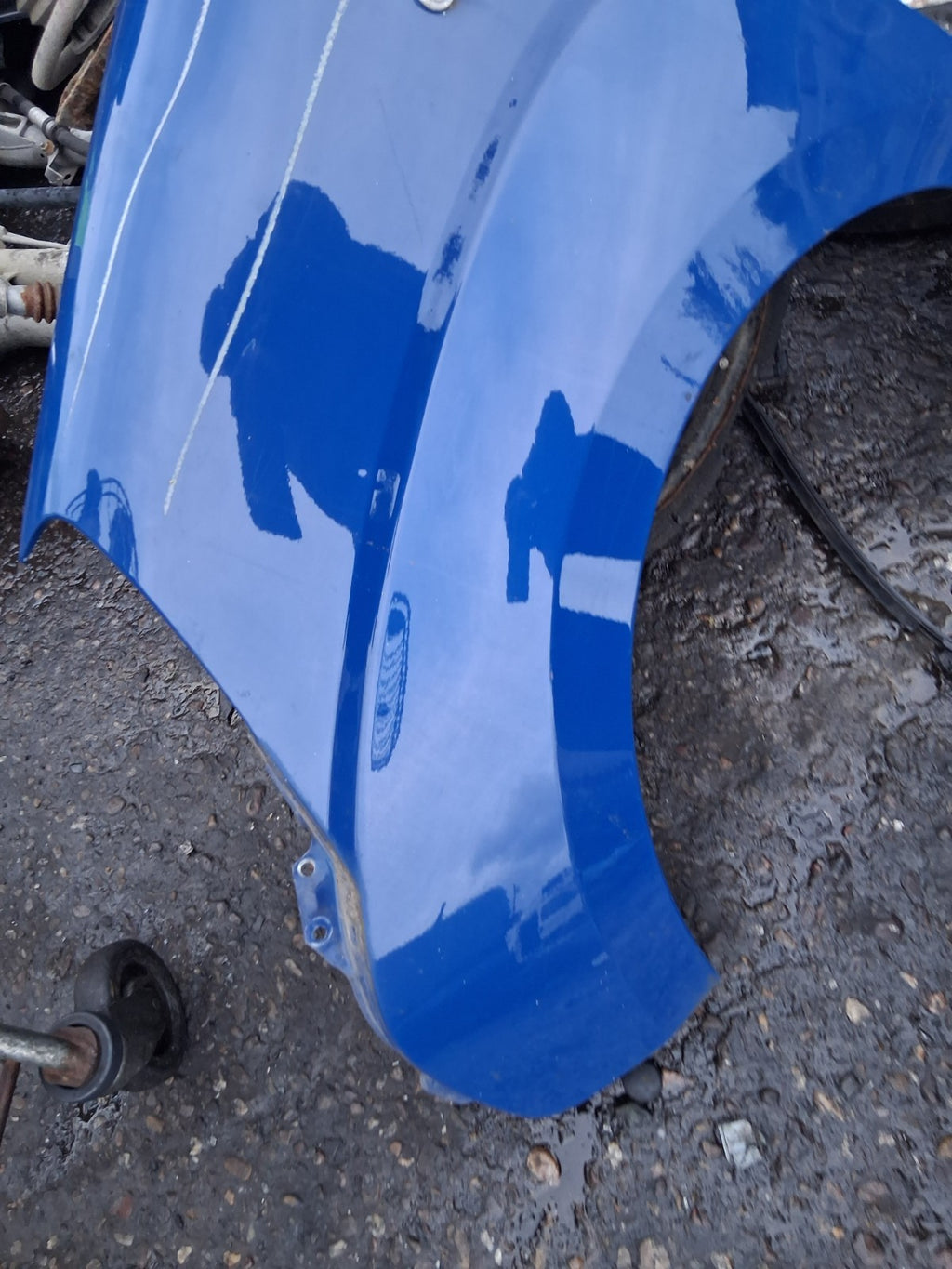 2016 FIAT FIORINO NSF PASSENGER SIDE FRONT LEFT WING PANEL BLUE