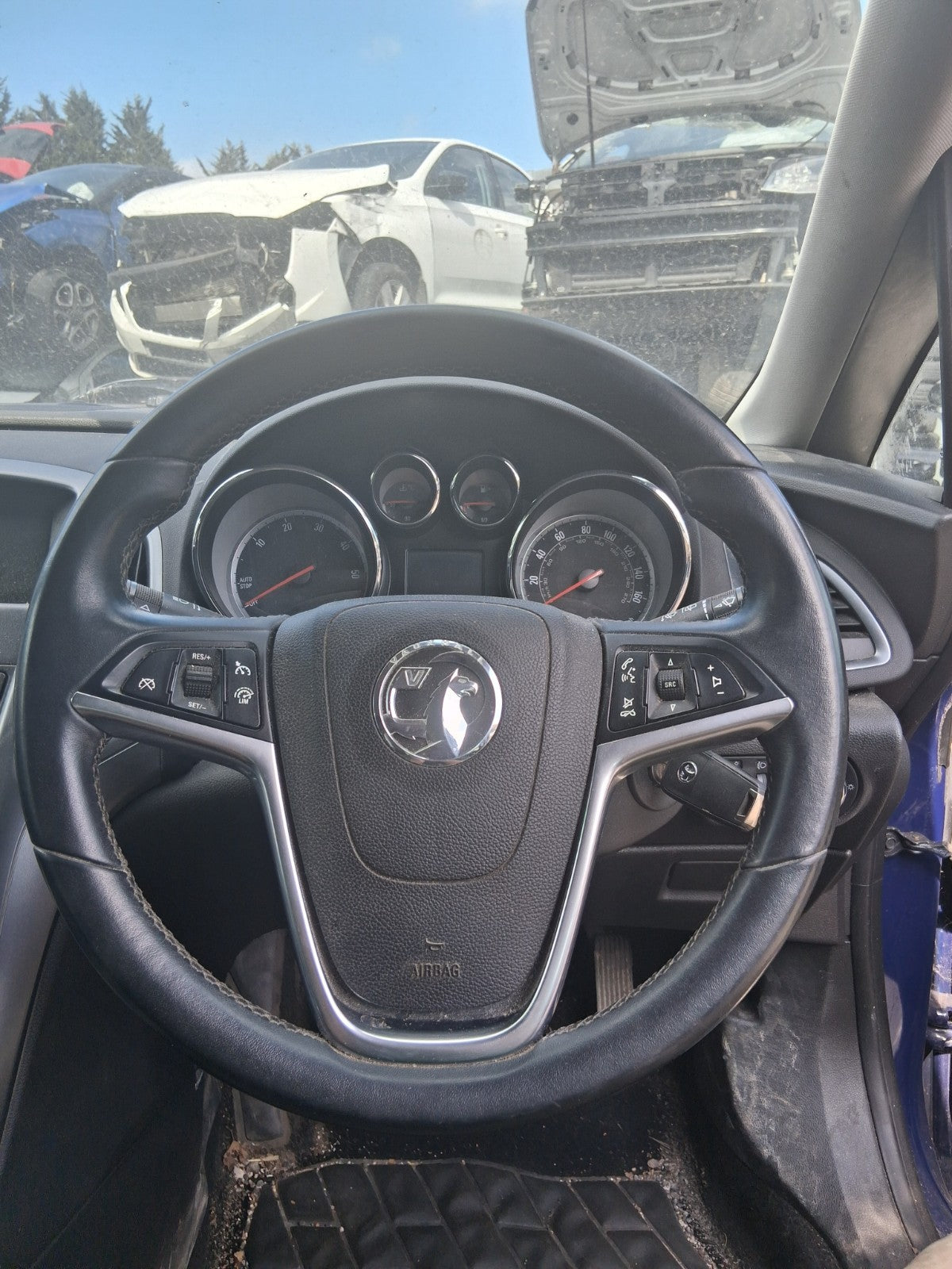 2013 VAUXHALL ASTRA J ESTATE MULTIFUNCTIONAL STEERING WHEEL WITHOUT AIRBAG