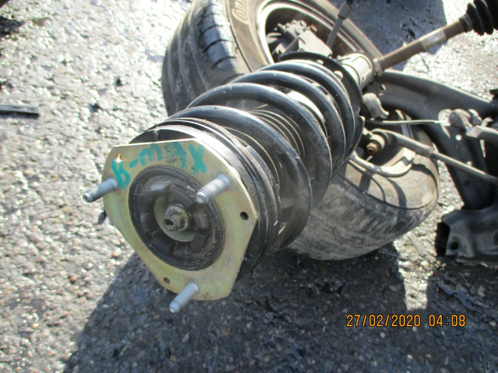 FORD B MAX 1.6 PETROL 2017 COMPLETE FRONT SUB FRAME AXLE DISC HUB SHOCK SPRING