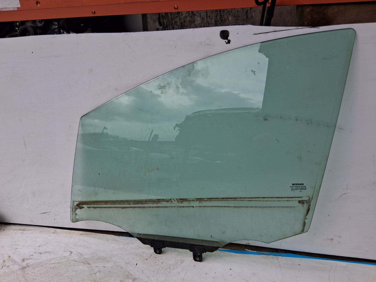 NISSAN MICRA K14 MK4 2017 5 DOOR NSF PASSENGER SIDE FRONT DOOR WINDOW GLASS