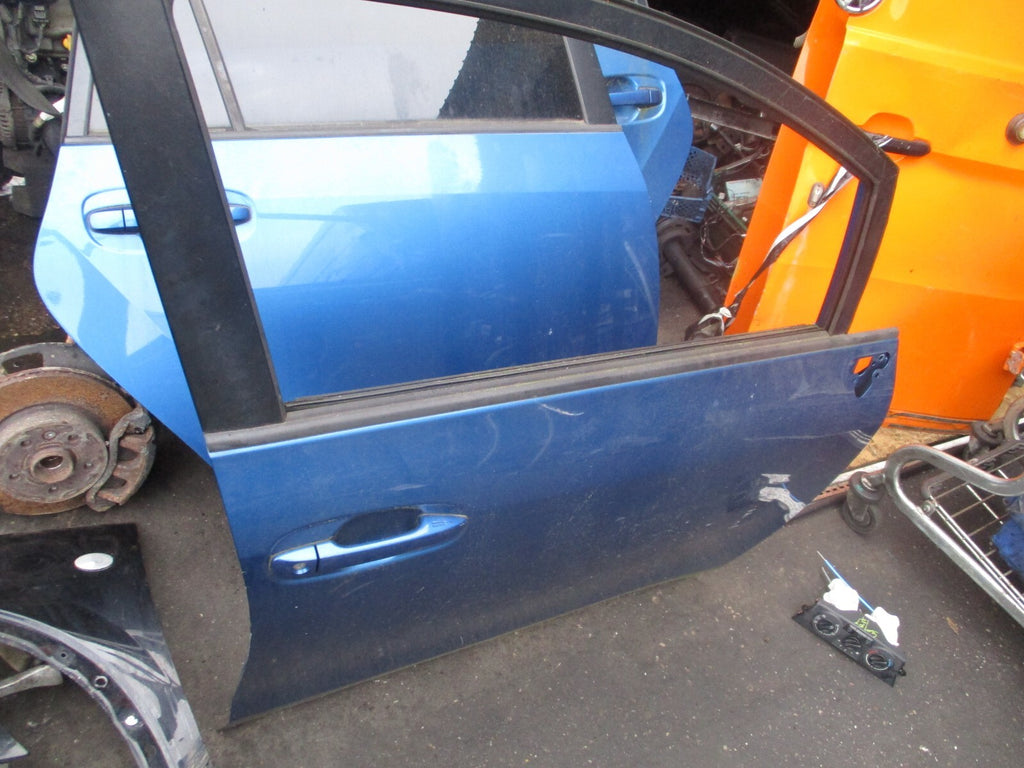 TOYOTA VERSO 2013 OSF DRIVER SIDE FRONT BARE DOOR BLUE