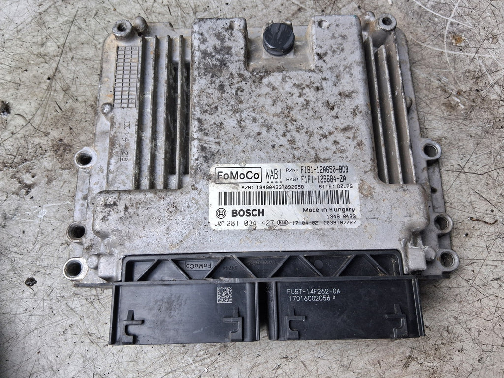2017 FORD FIESTA MK7 ECU ENGINE CONTROL UNIT F1B112A650BDB