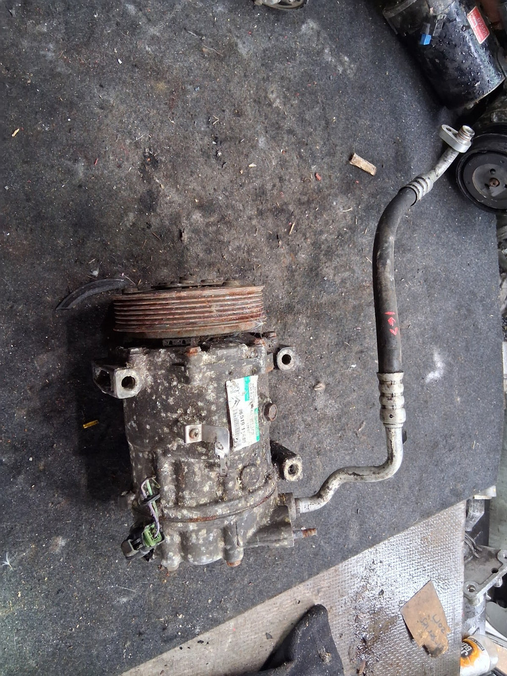 2009 CITROEN C4 PICASSO 1.6 DIESEL AIR CONDITIONING COMPRESSOR PUMP 9651911480
