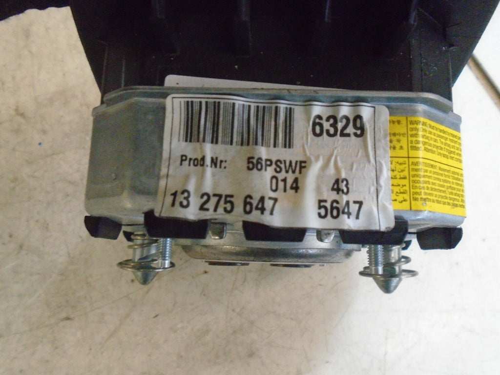 VAUXHALL INSIGNIA 2011 MK1 STEERING WHEEL AIRBAG 13275647