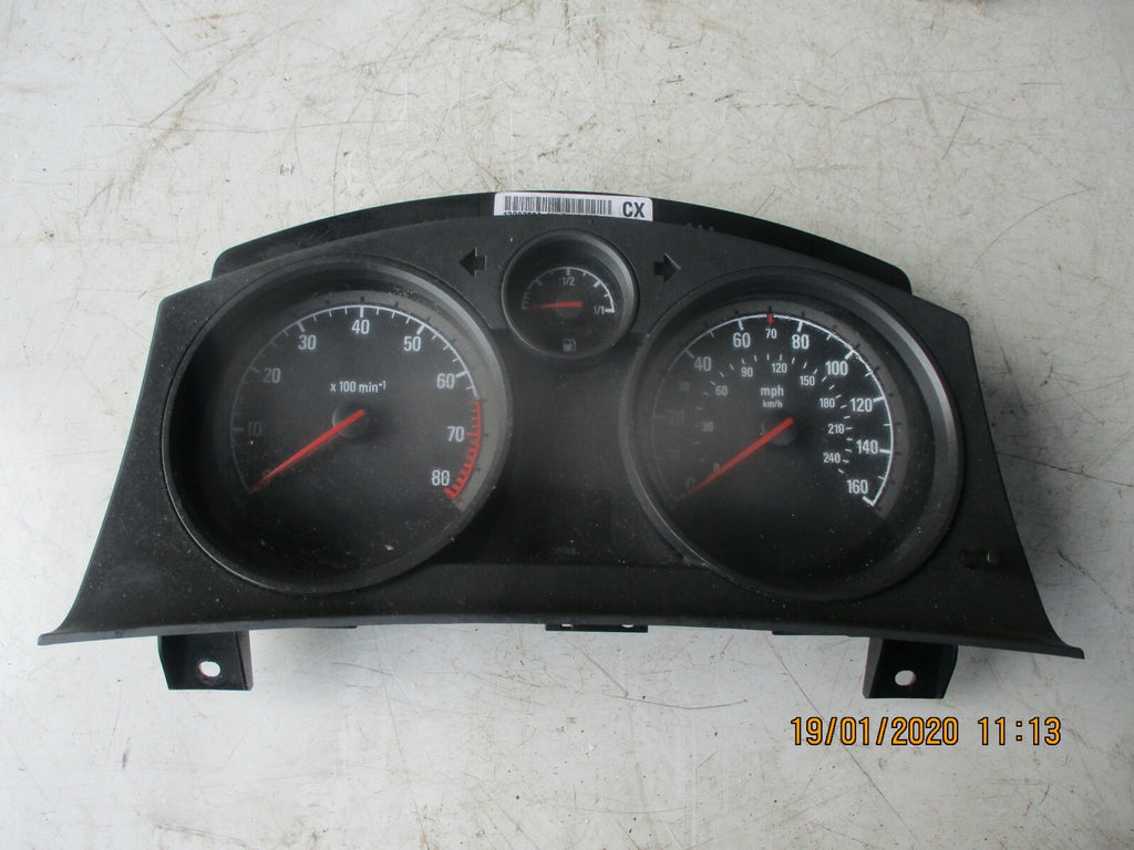 VAUXHALL ZAFIRA B 2008 CLOCKS SPEEDO INSTRUMENT CLUSTER DIALS UNIT 13267556